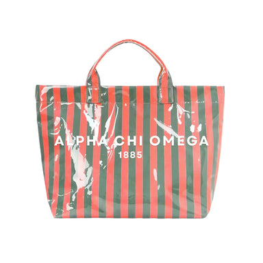 Stripe Sorority Tote Bag