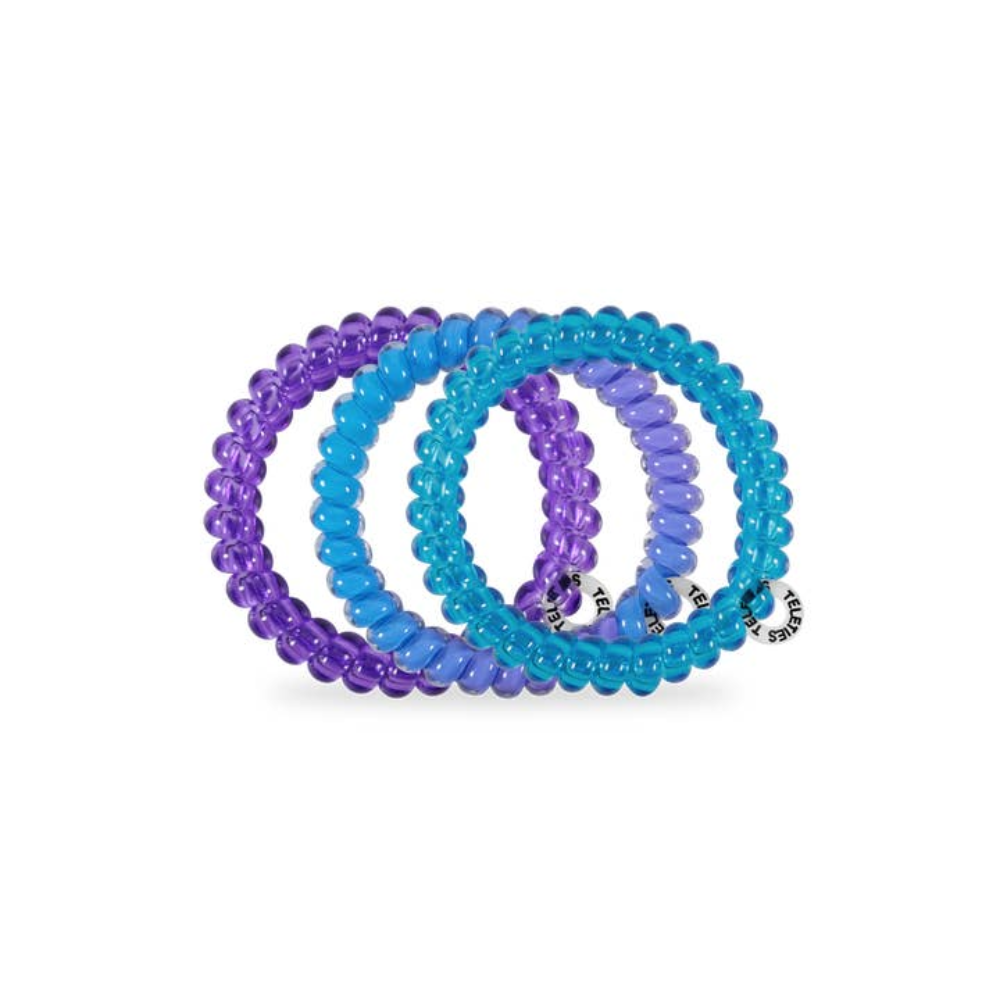 Teleties Spiral Hair Coils - Small - Miami Vice