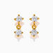 Crystal Dreams Earrings - Gold