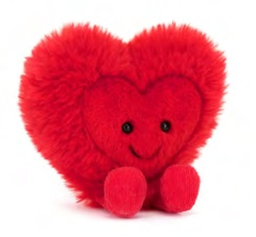 Jellycat Amuseables Beatie Heart Little