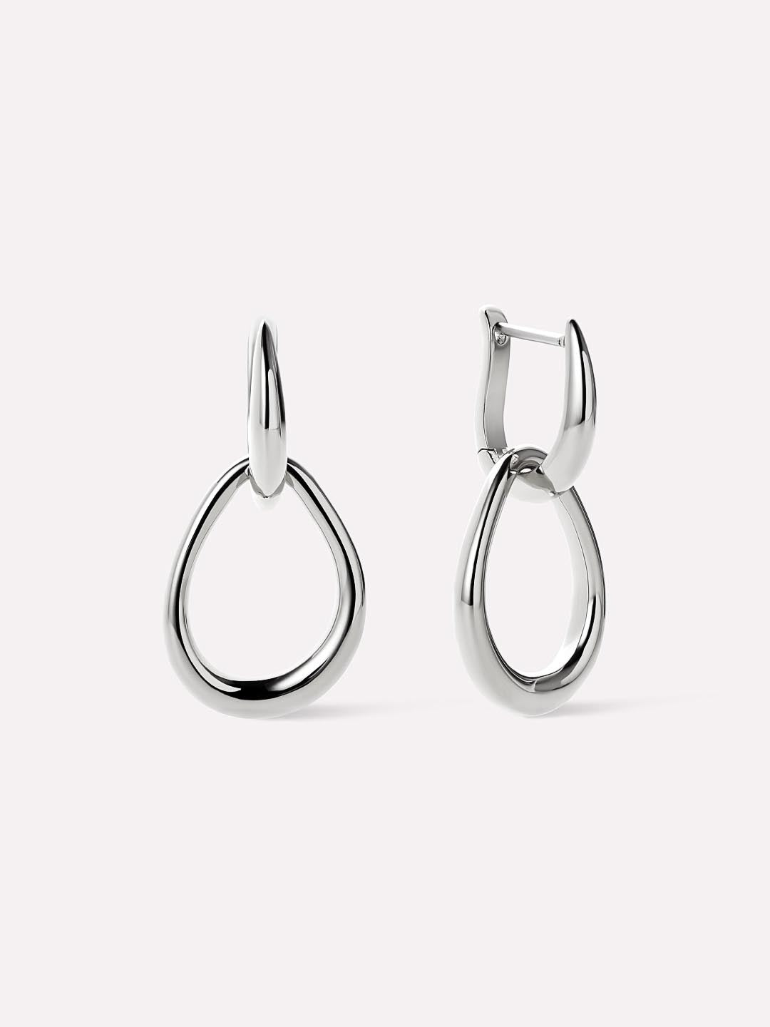 Sage Silver Drop Earrings