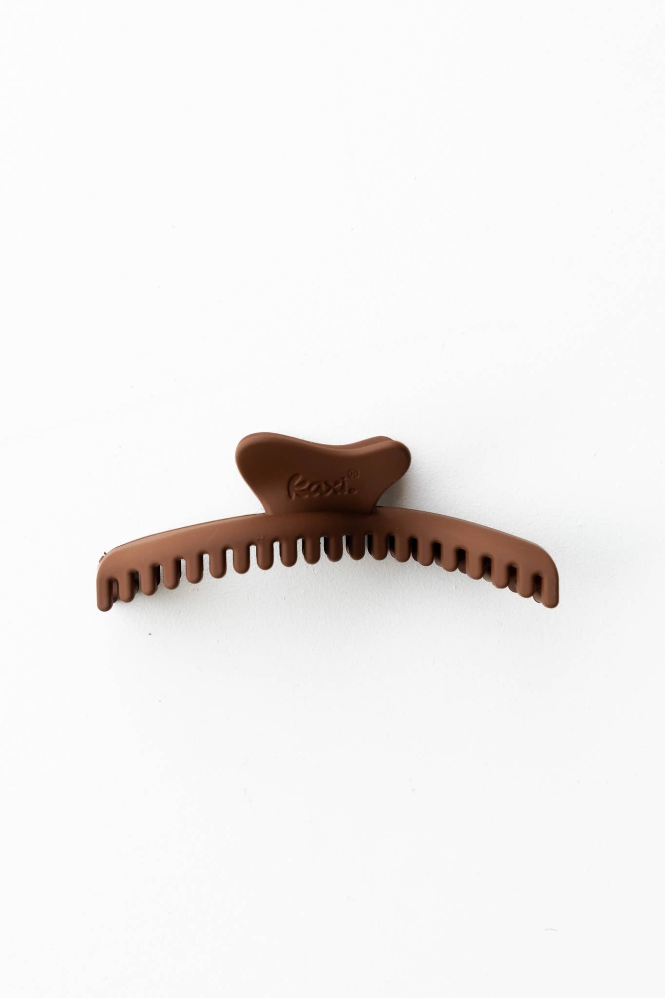 Dark Brown Wavy Midi Hold Everything Claw