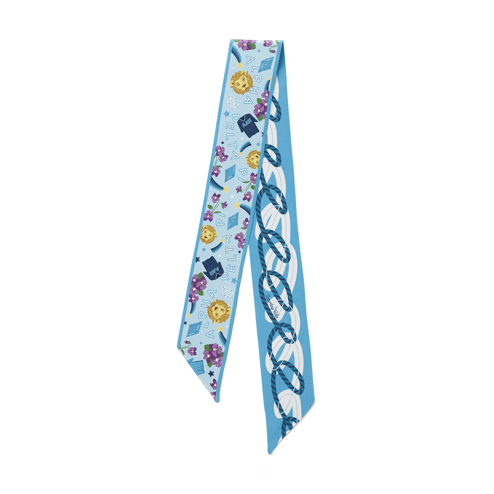 Alpha Delta Pi Skinny Scarf