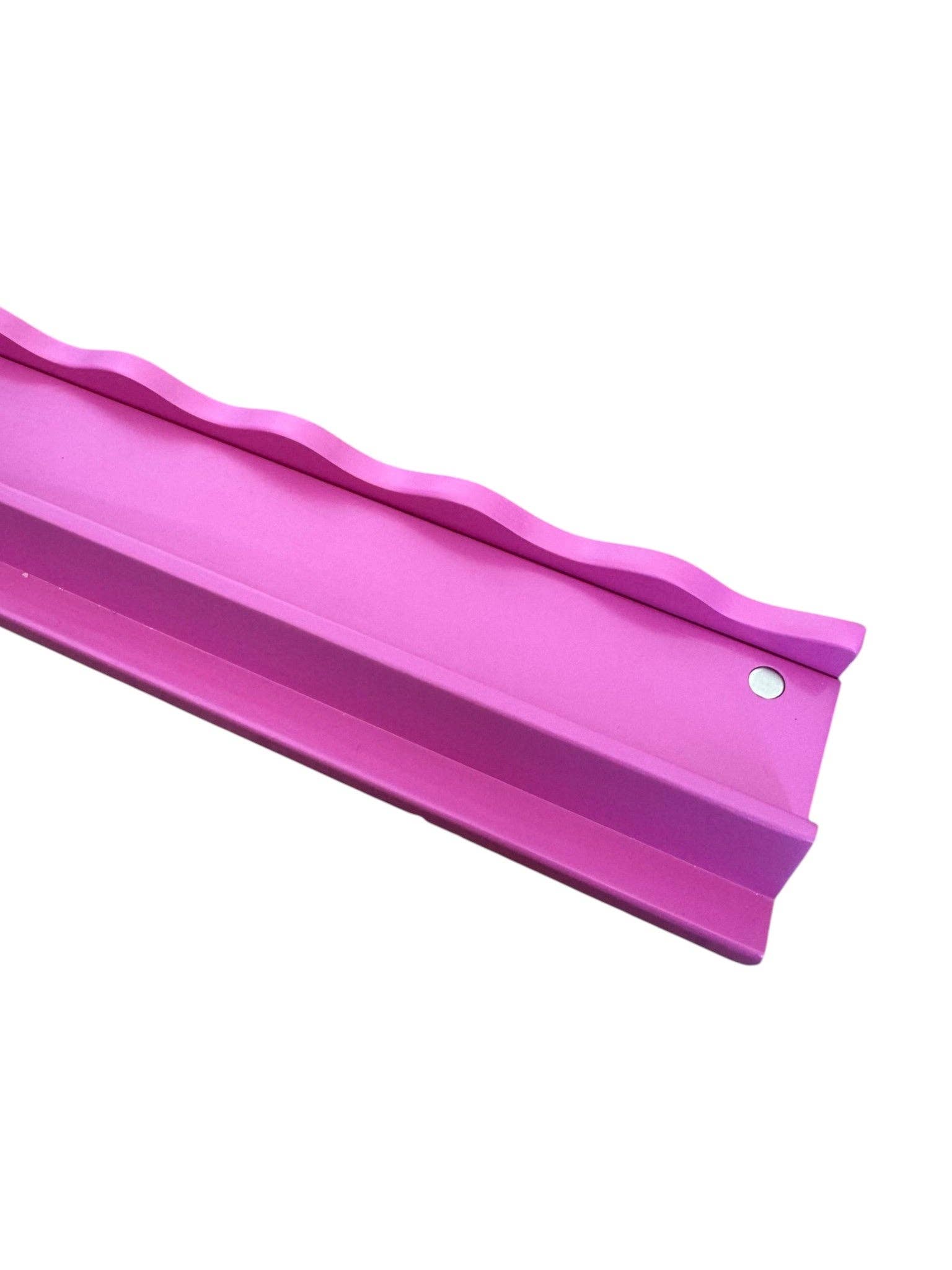 Pink Wavy Mahjong Rack Pusher Set