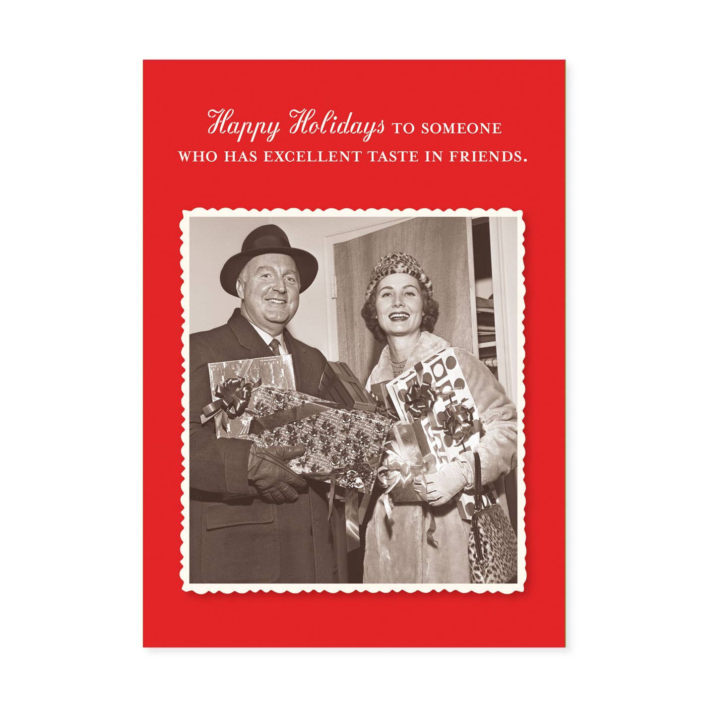 Excellent Taste Holiday Card