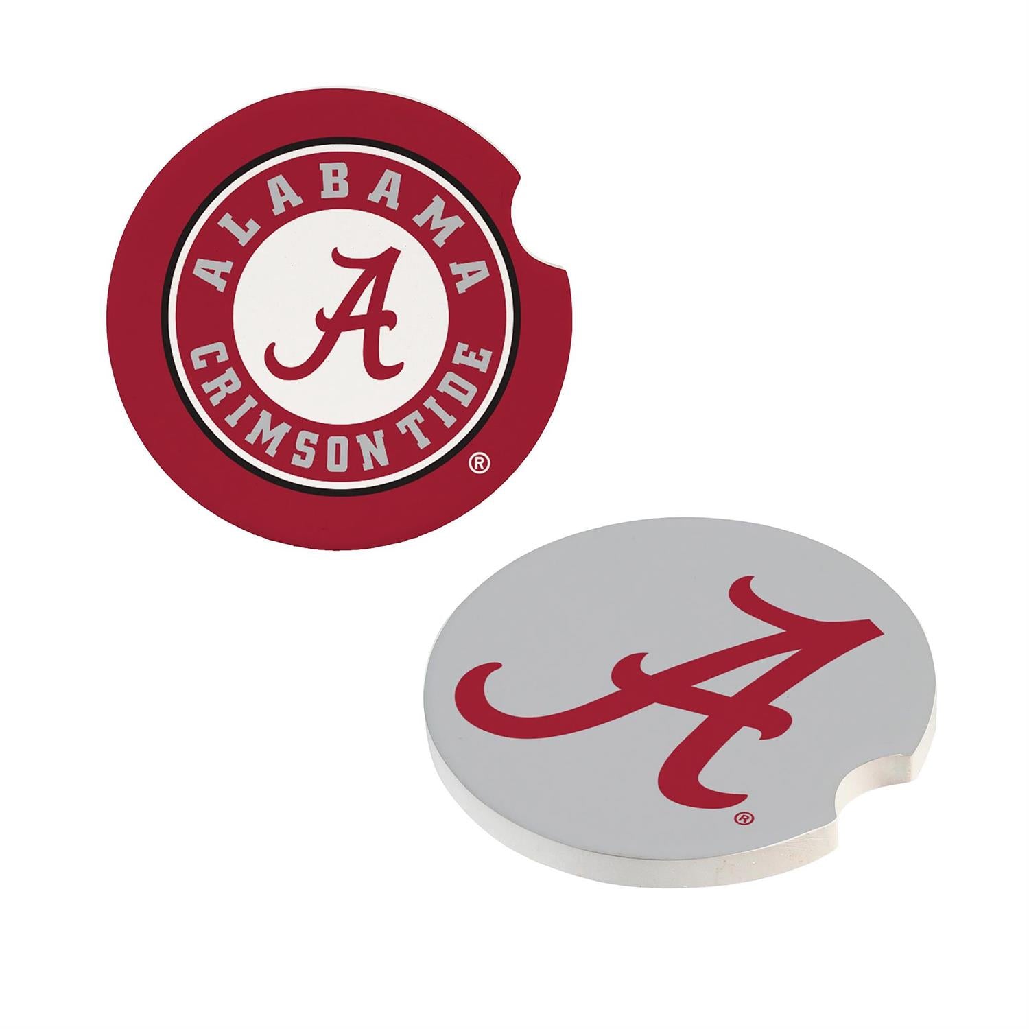 University of Alabama Car Coaster Set 2pc