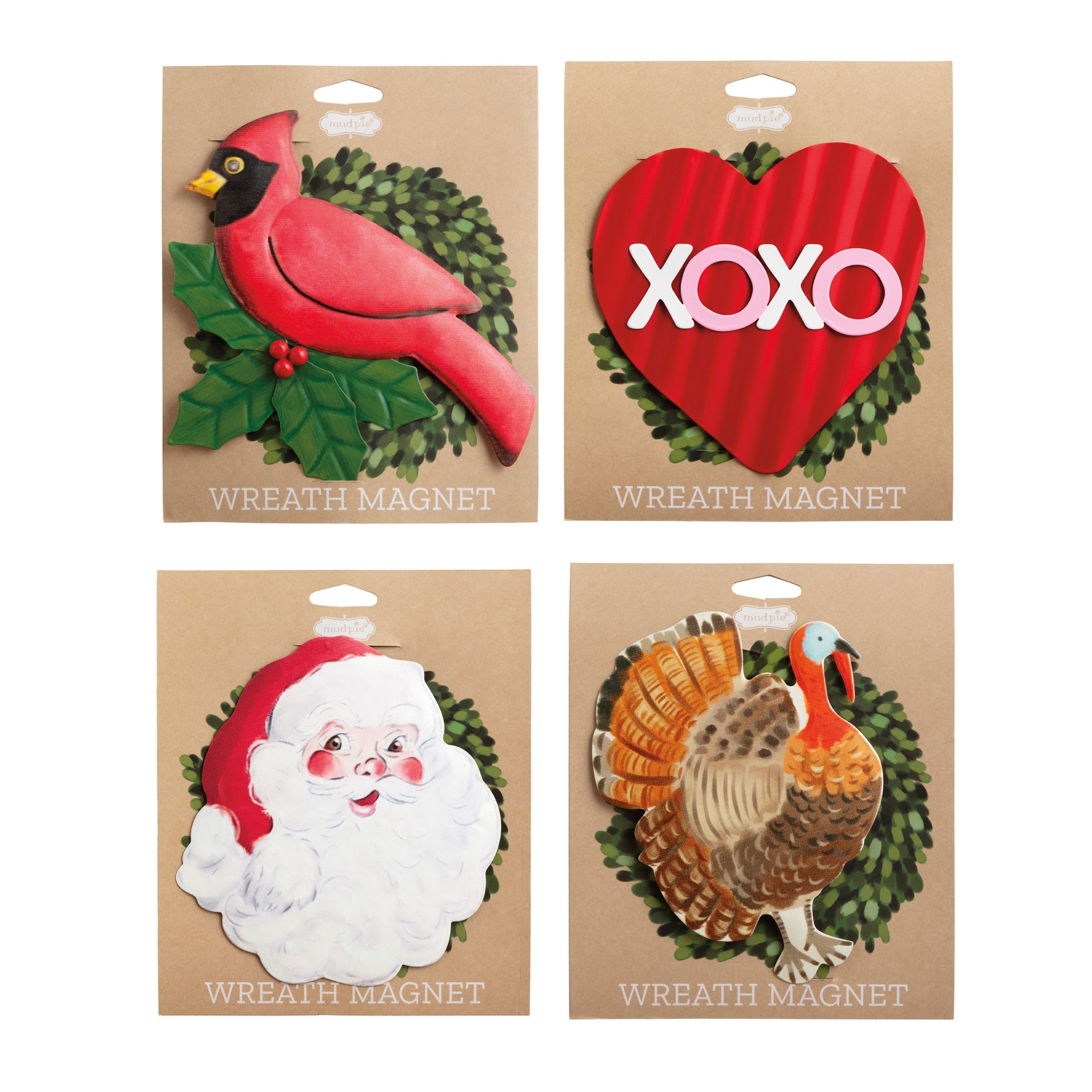 Pumpkin Holiday Wreath Magnet