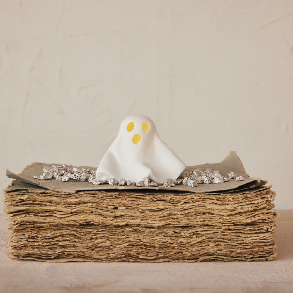 Stoneware Ghost w/LED
