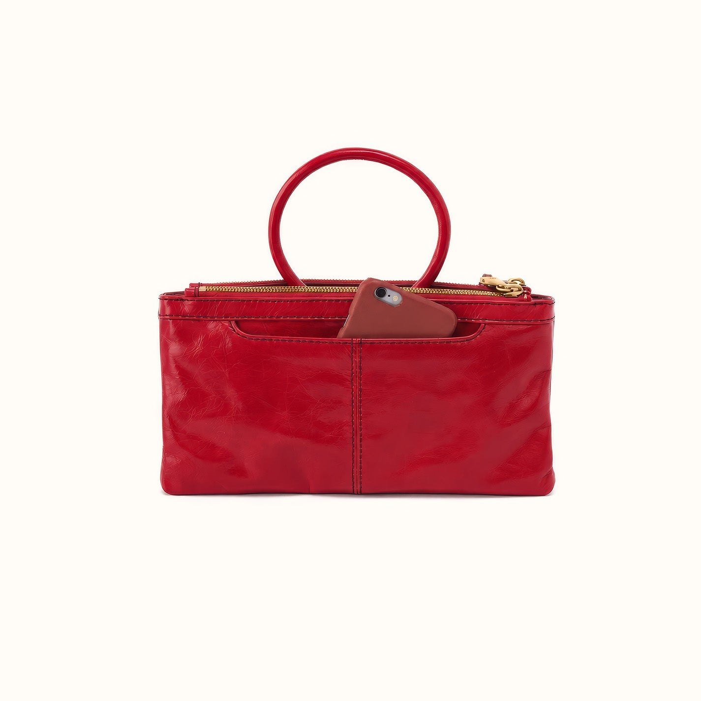 True Red Sable Crossbody Hobo