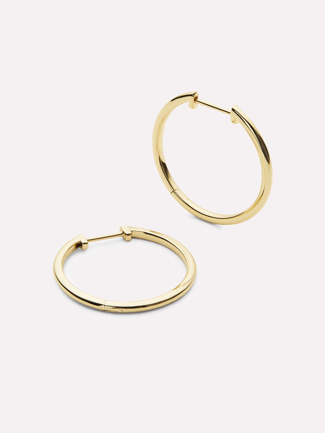 Lo Medium Slim Endless Hoop Earrings