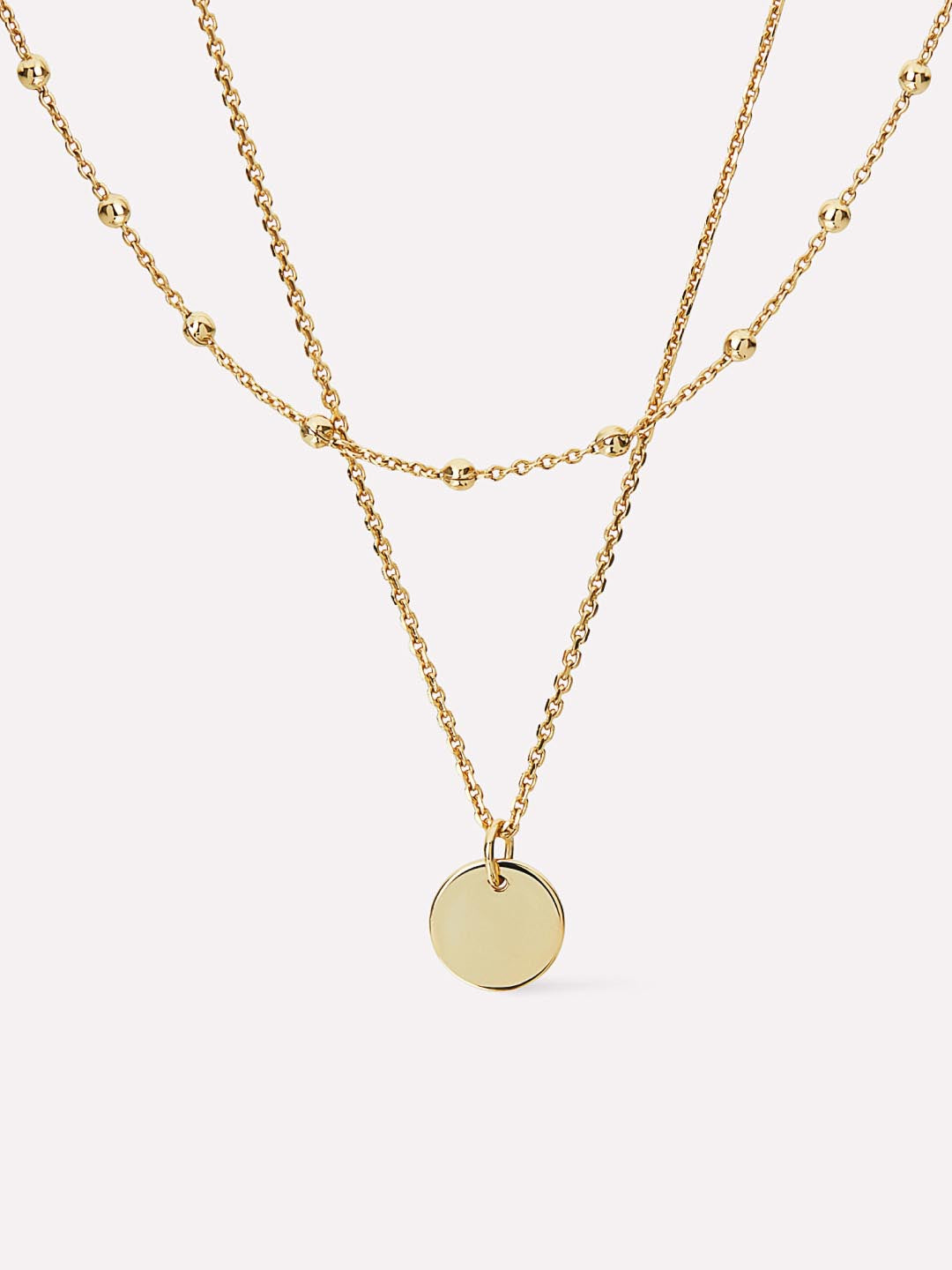 Willow Gold Coin Necklace Set