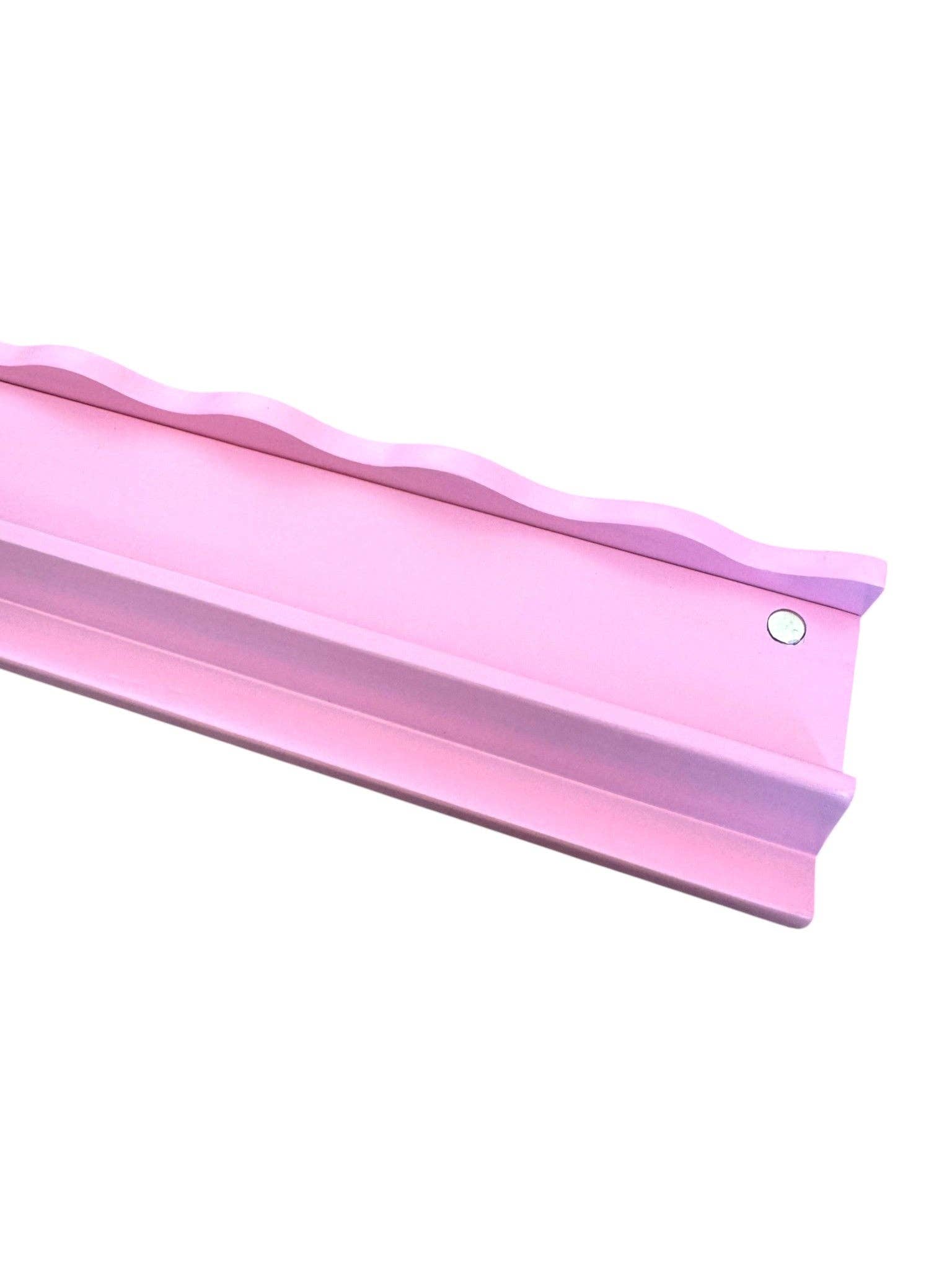 Light Pink Wavy Mahjong Rack Pusher Set