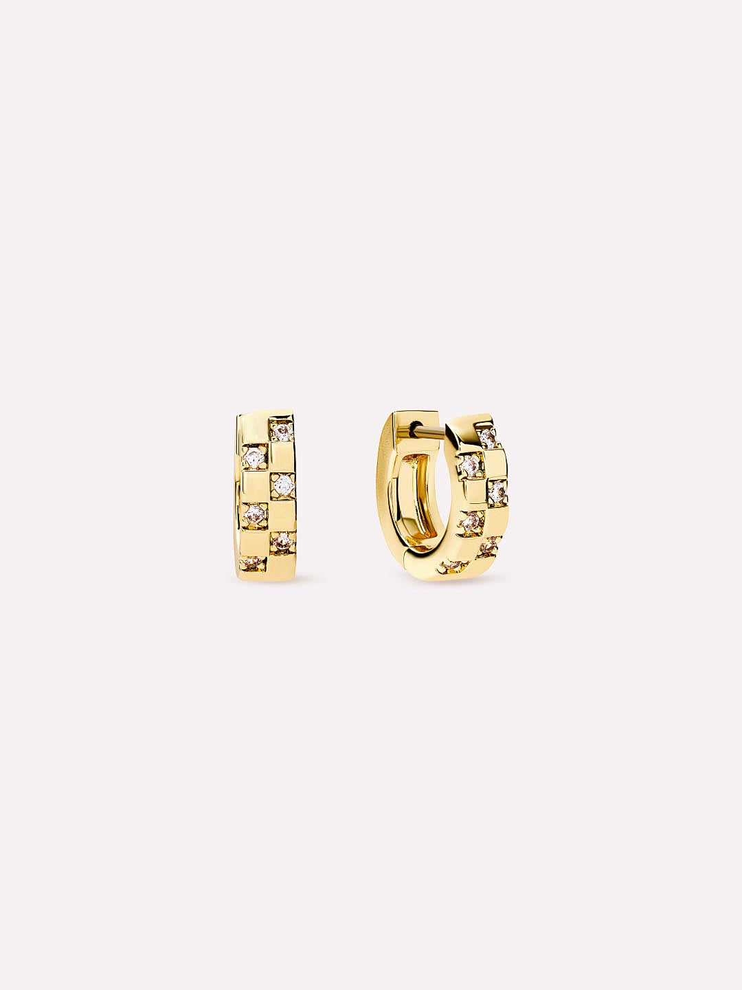 Eden Mini Gold Huggie Earrings