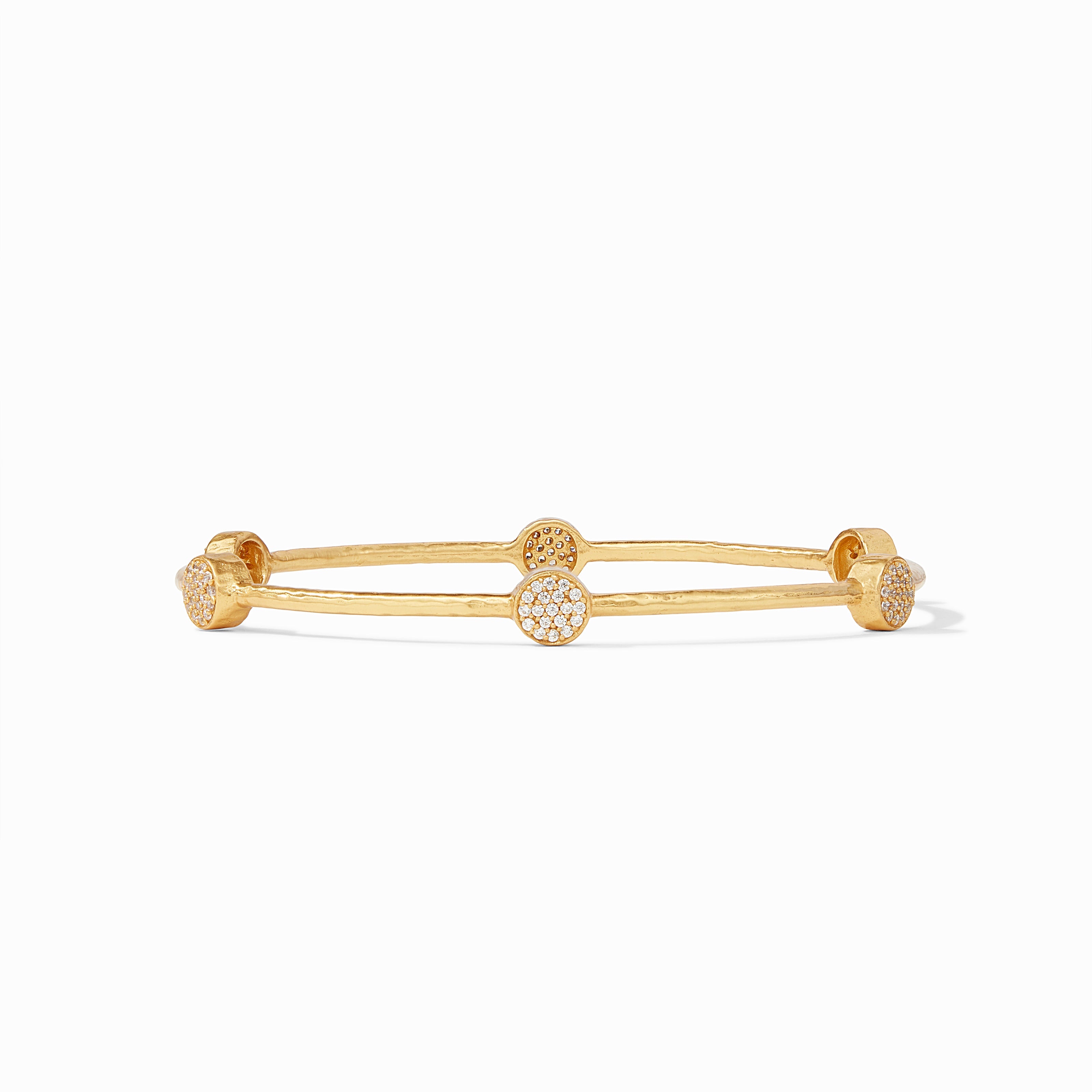 Milano Pave Cubic Zirconia Luxe Bangle Medium