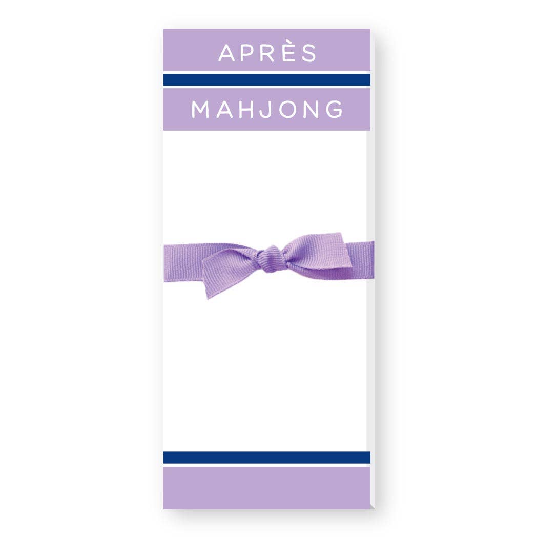 Apres Mahjong Skinnie Notepad