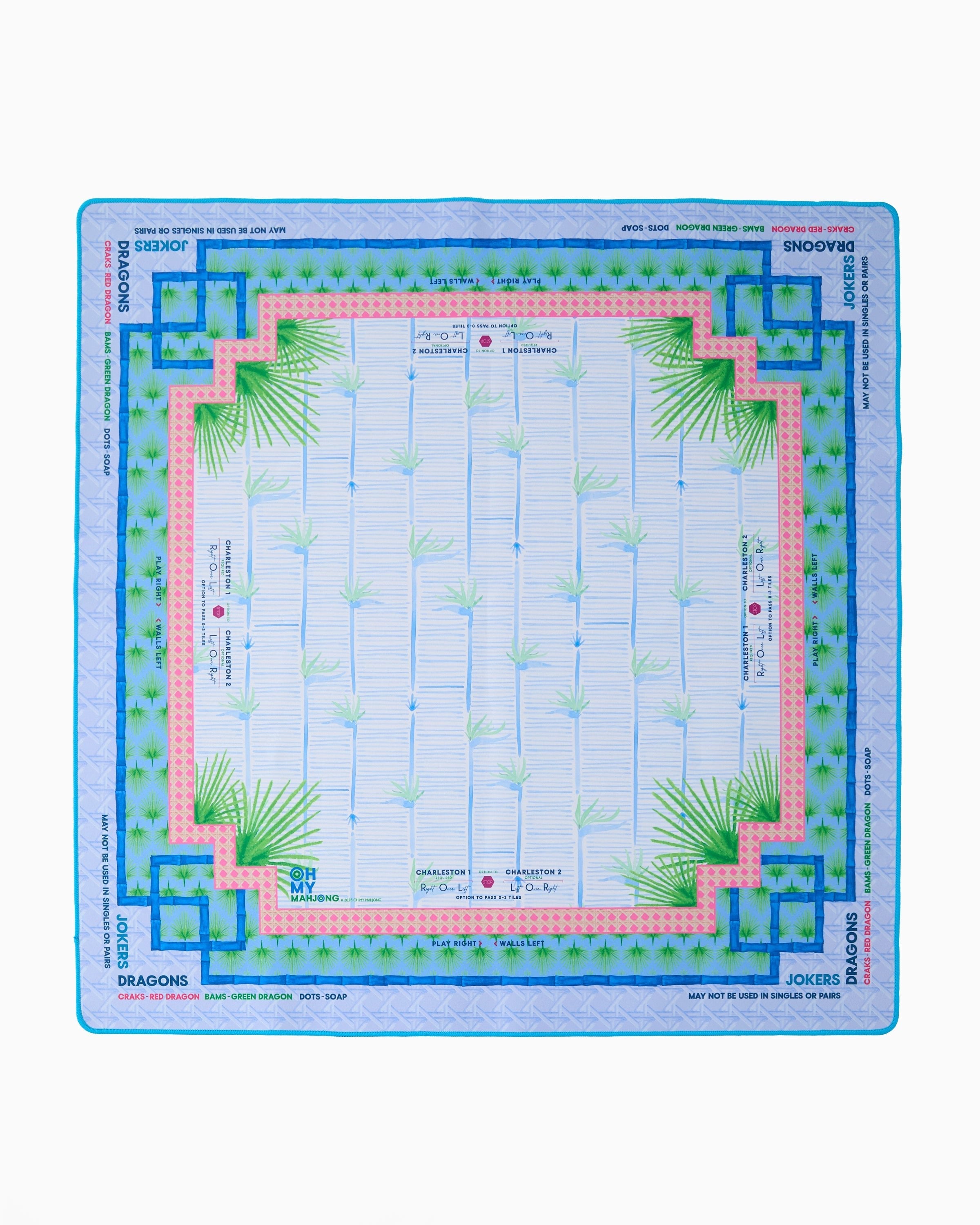 Oh My Mahjong Palm Paradise Mahjong Mat