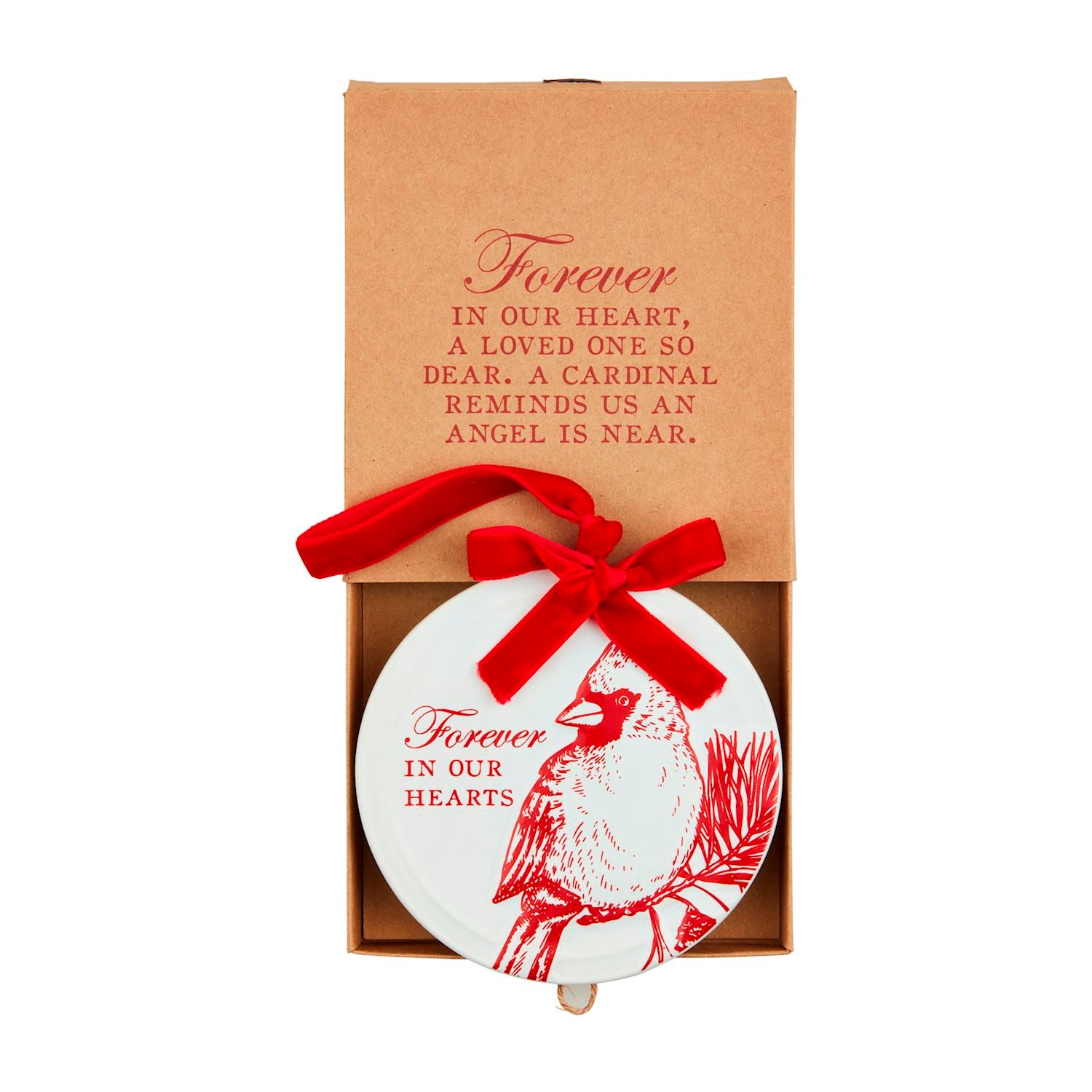 Mudpie Cardinal Disc Ornament