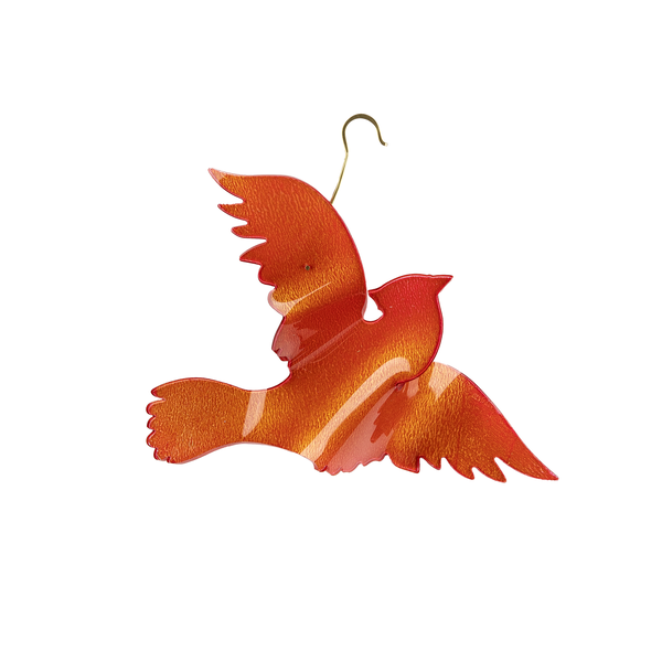 Medium Acrylic Cardinal