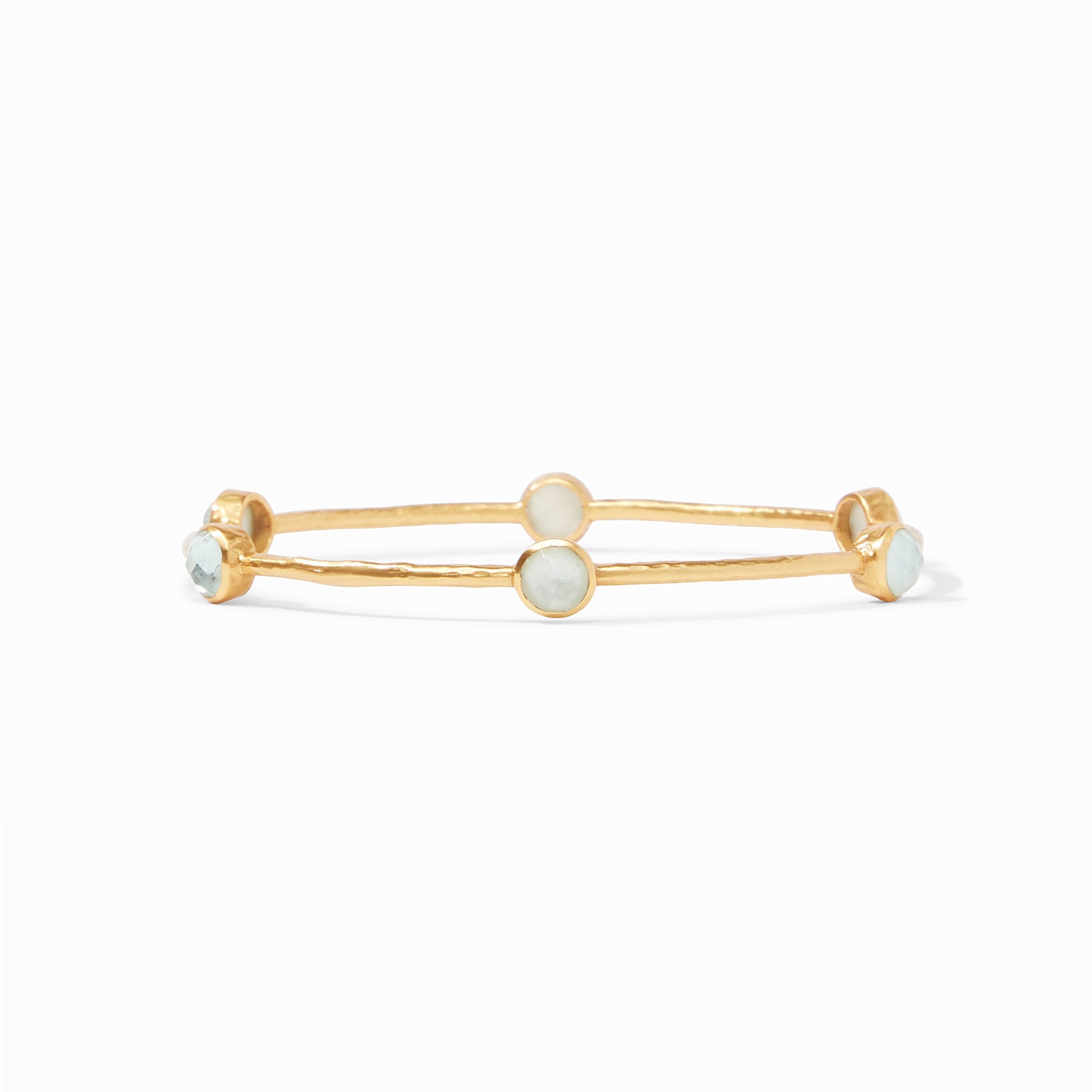 Milano Iridescent Aquamarine Blue Luxe Bangle