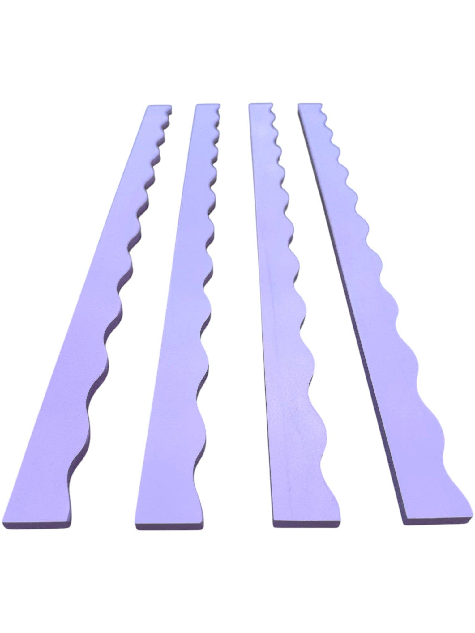 Lilac Wavy Mahjong Rack Pusher Set