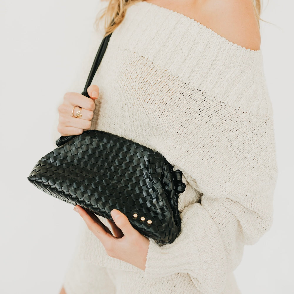 Lacy Woven Frame Bag