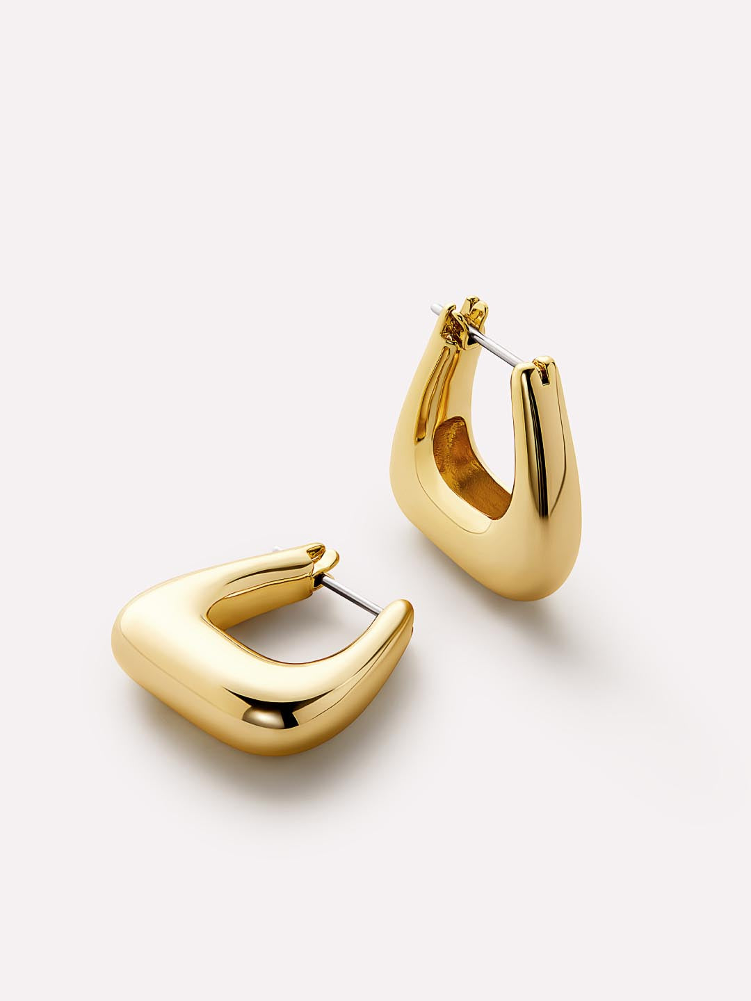 Colene Chunky Gold Hoop Earrings