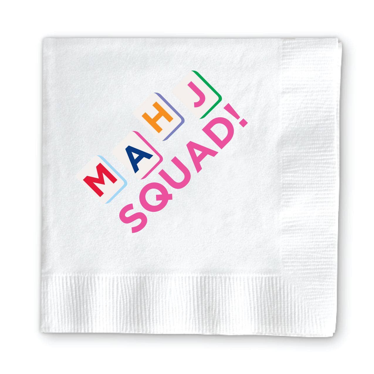 Mahj Squad Mahjong Cocktail Napkins