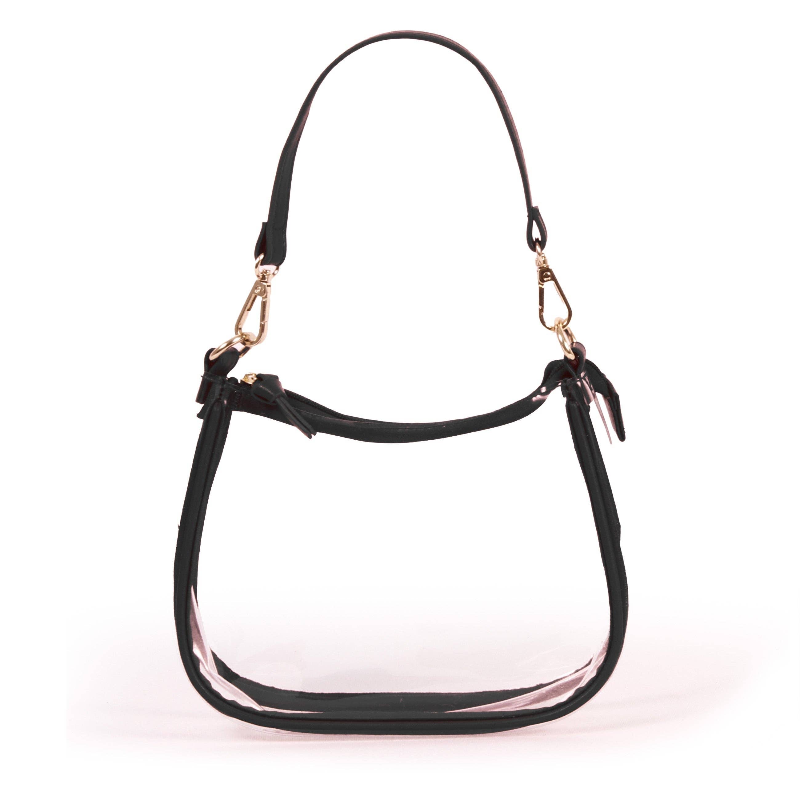 Clear Purse Clara in Black
