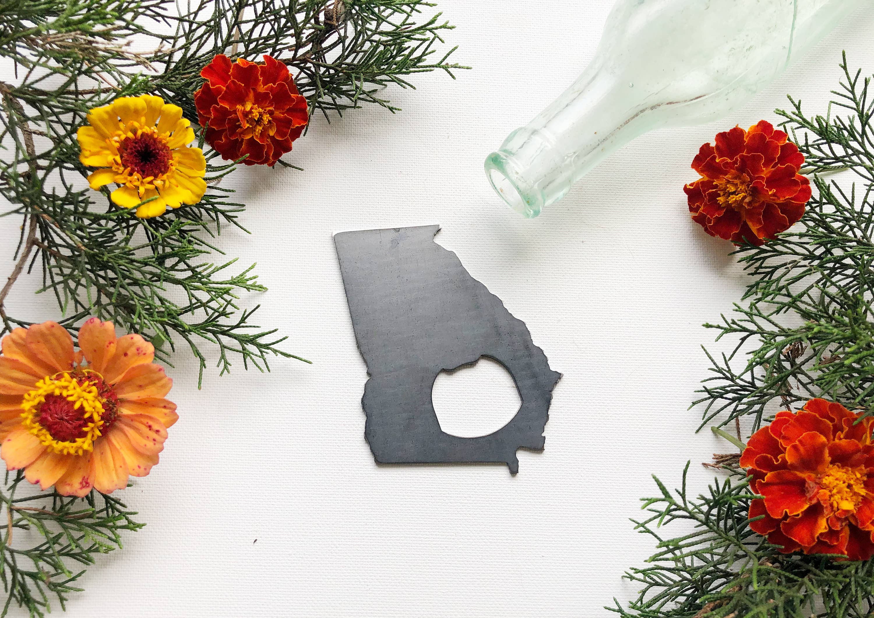 Georgia State Rustic Bottle Opener