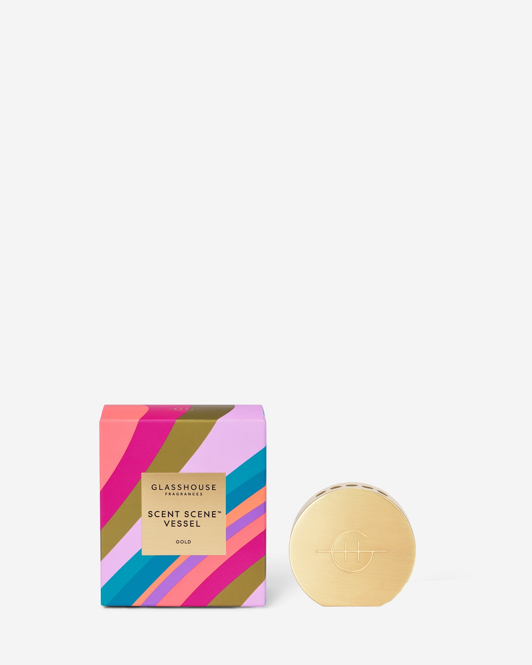 Scent Scene Gold Metal Vessel