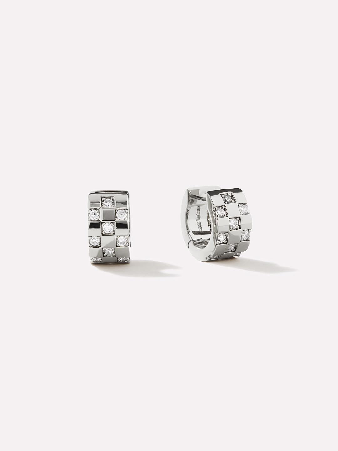 Eden Silver Hoop Earrings
