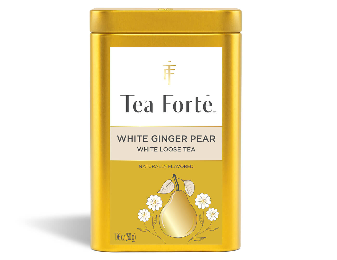 White Ginger Pear Loose Tea Canister