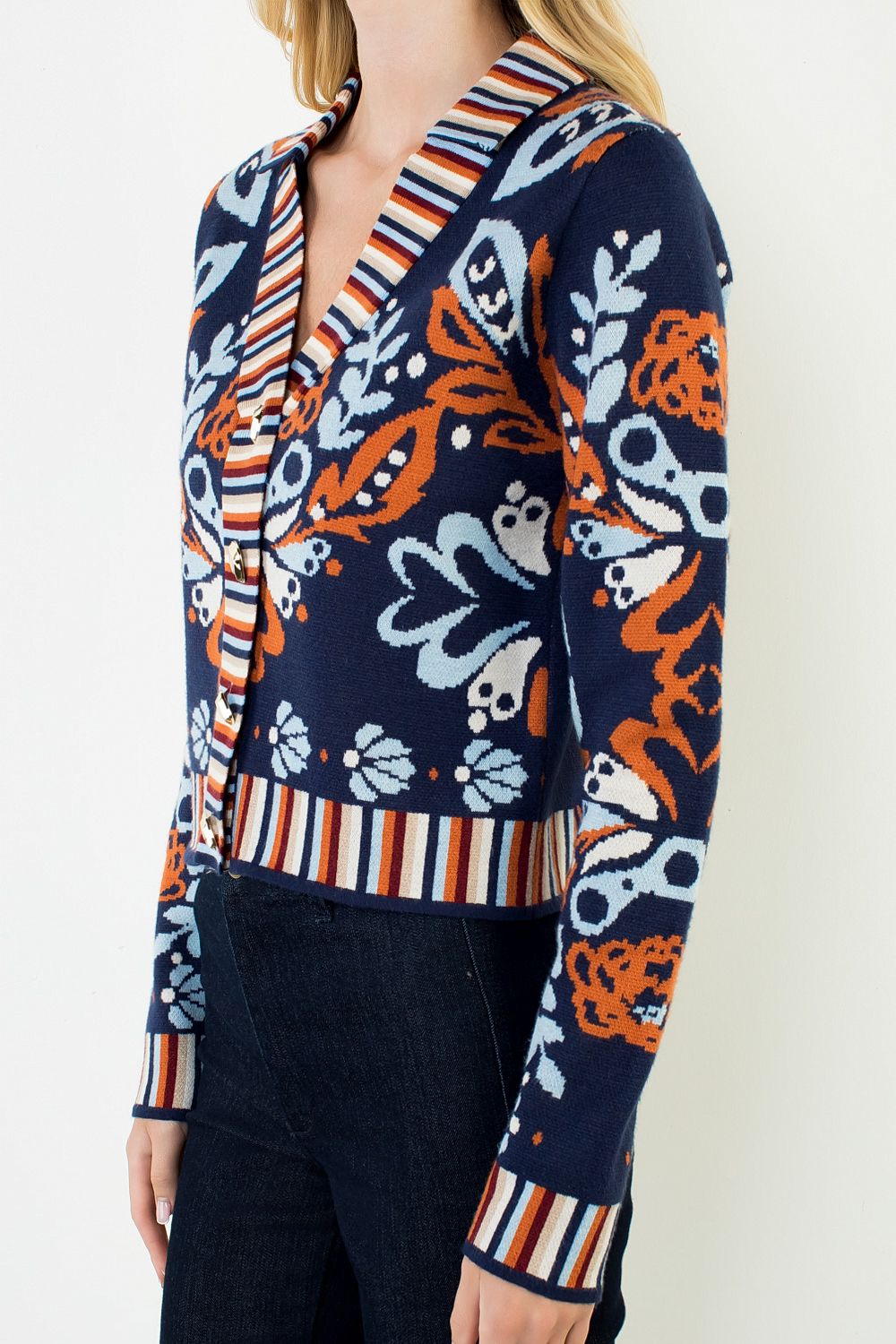 V-Neck Cardigan