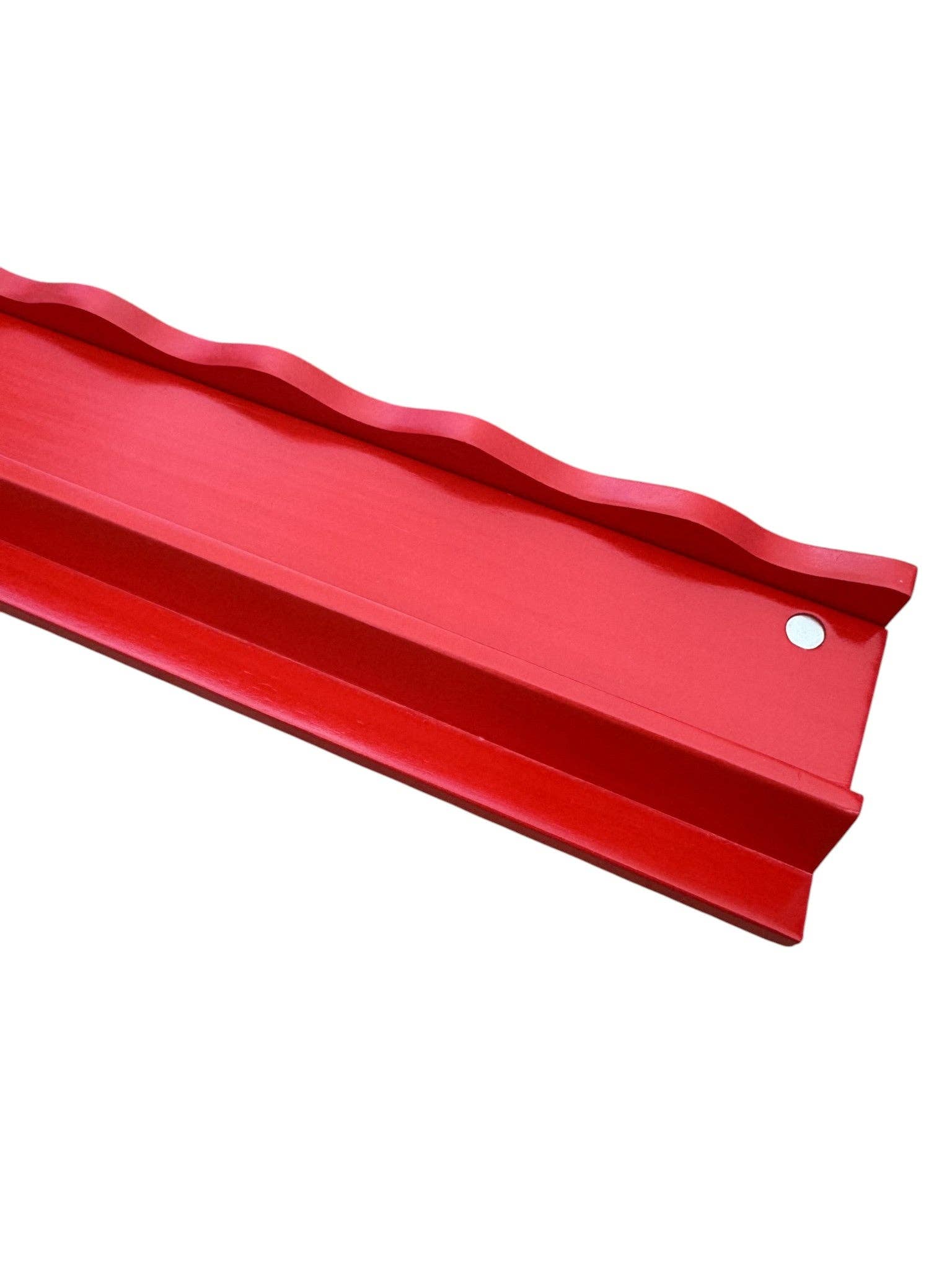 Red Wavy Mahjong Rack Pusher Set
