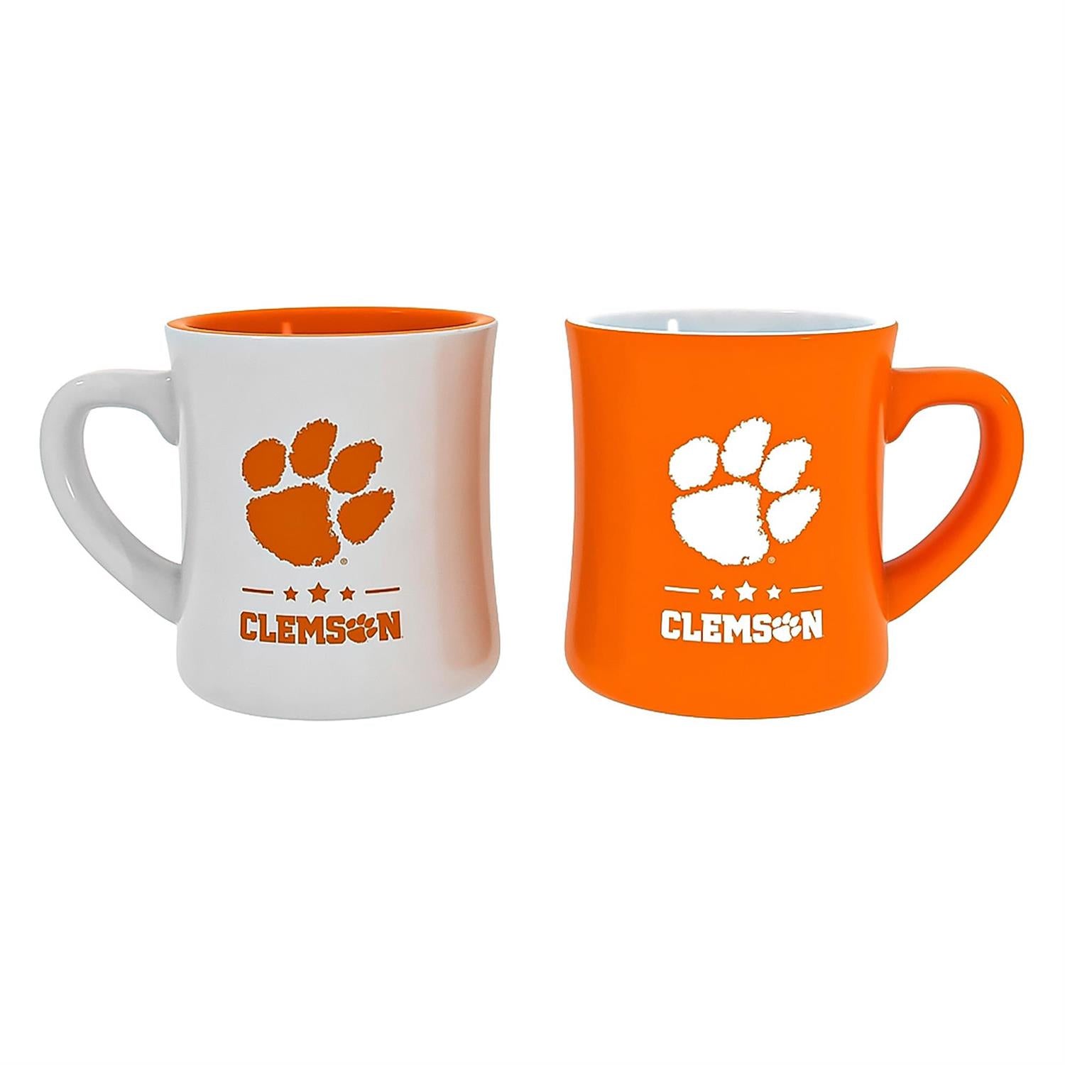 Clemson Ceramic Cup Set 2pc