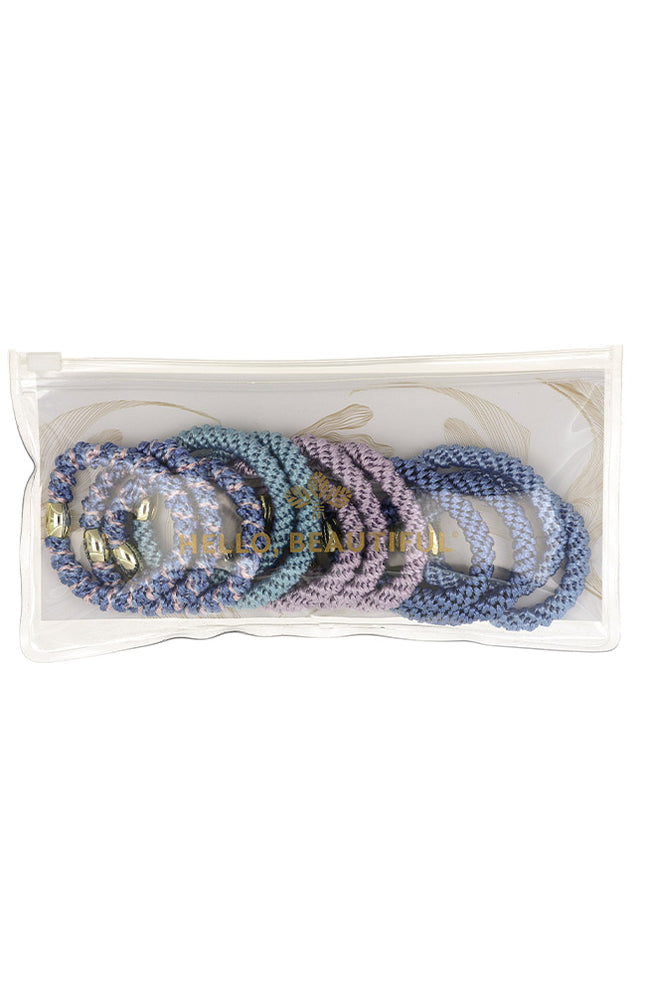 Wisteria Pony Pouch Gold Bead