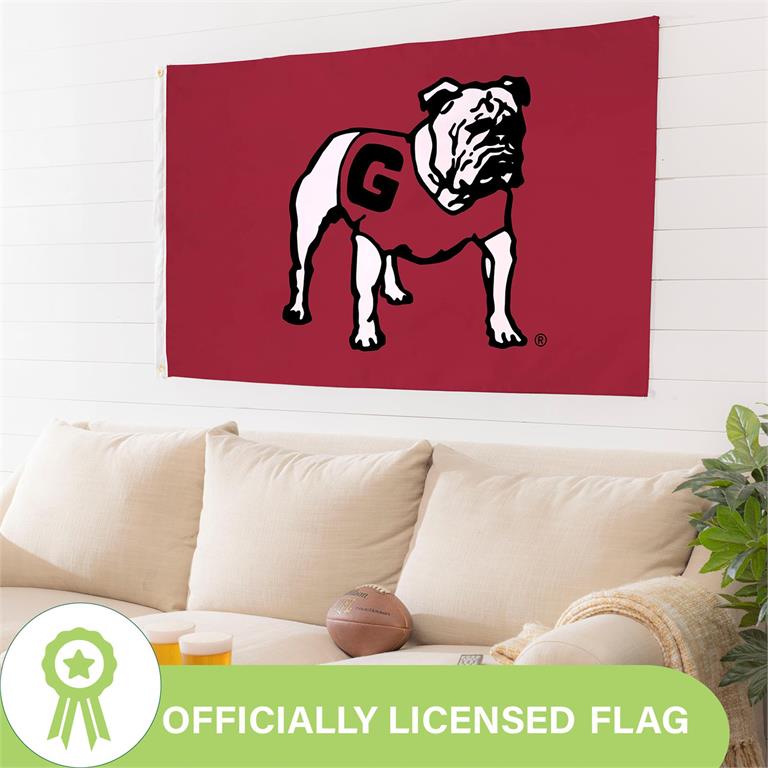 UGA Mascot 3x5 Flag