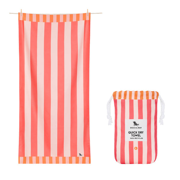 Beach Towel XL Raspberry Road