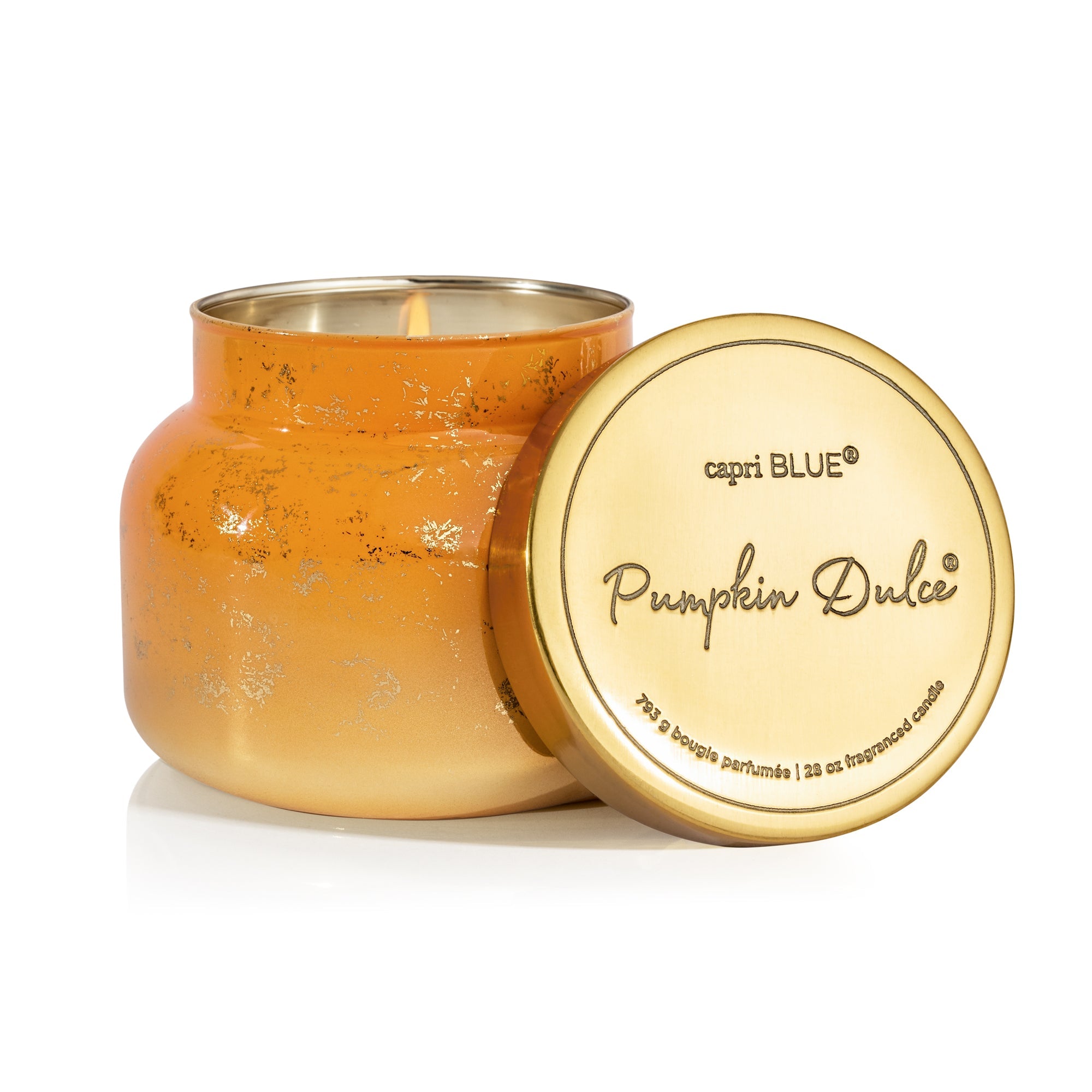 28 oz Pumpkin Dulce Glimmer Oversized Capri Jar