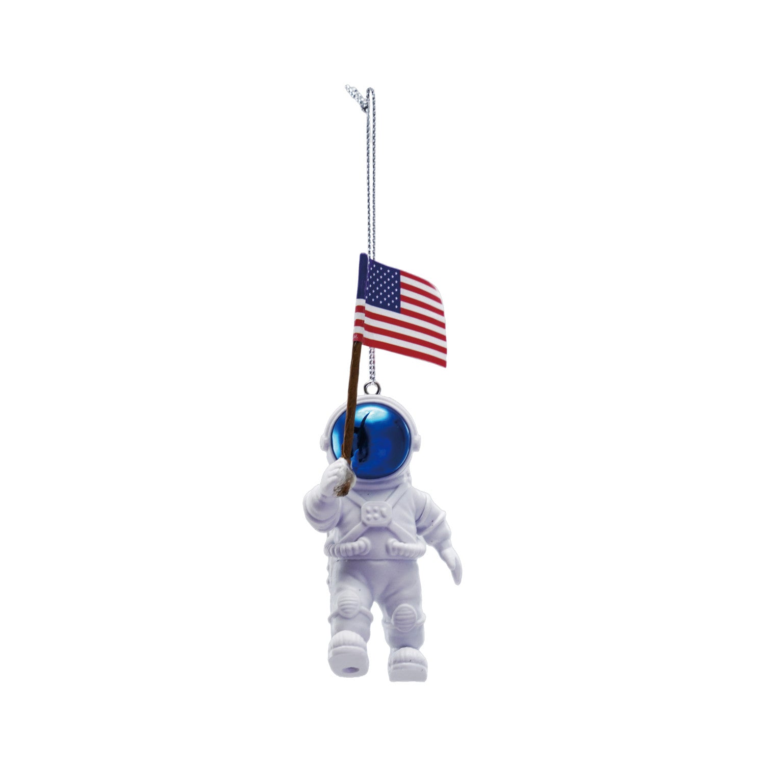 Astronaut w/US Flag Ornament