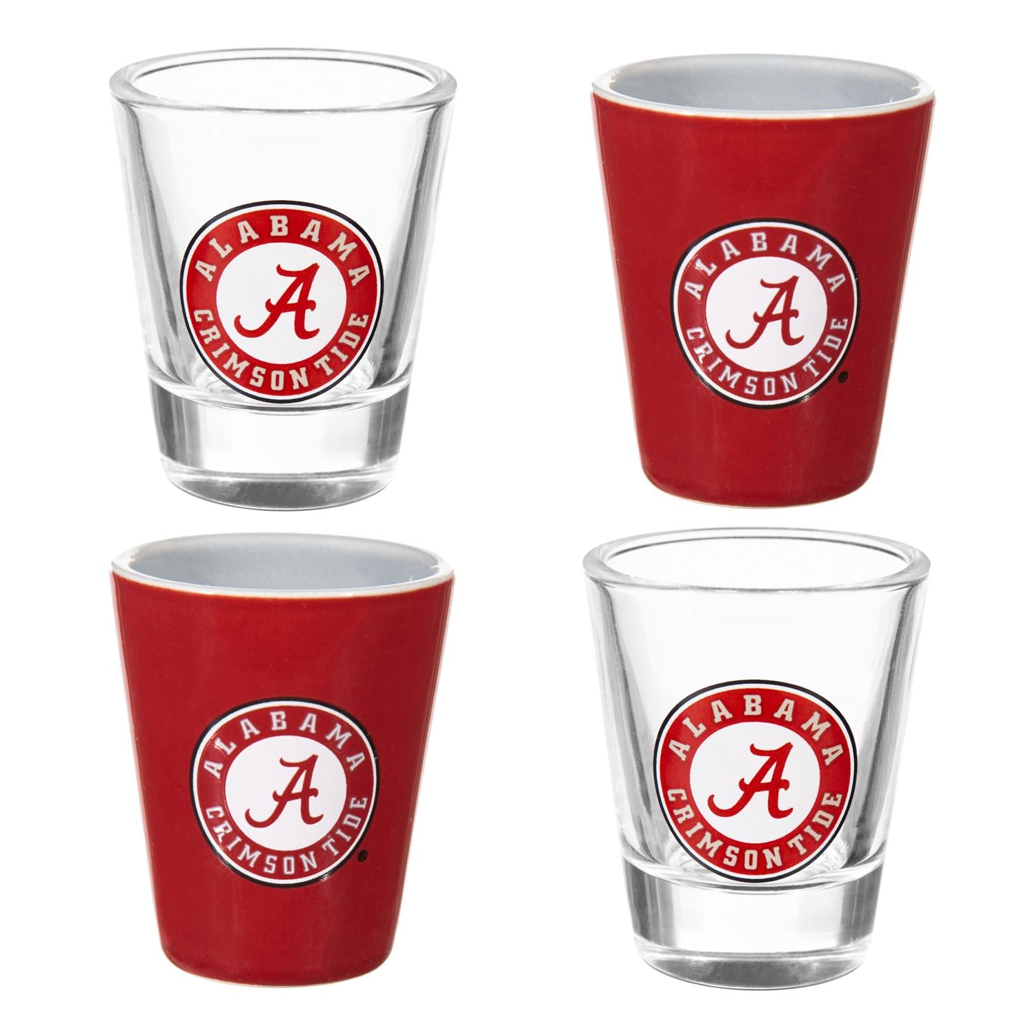 Red University of Alabama Shot Glass