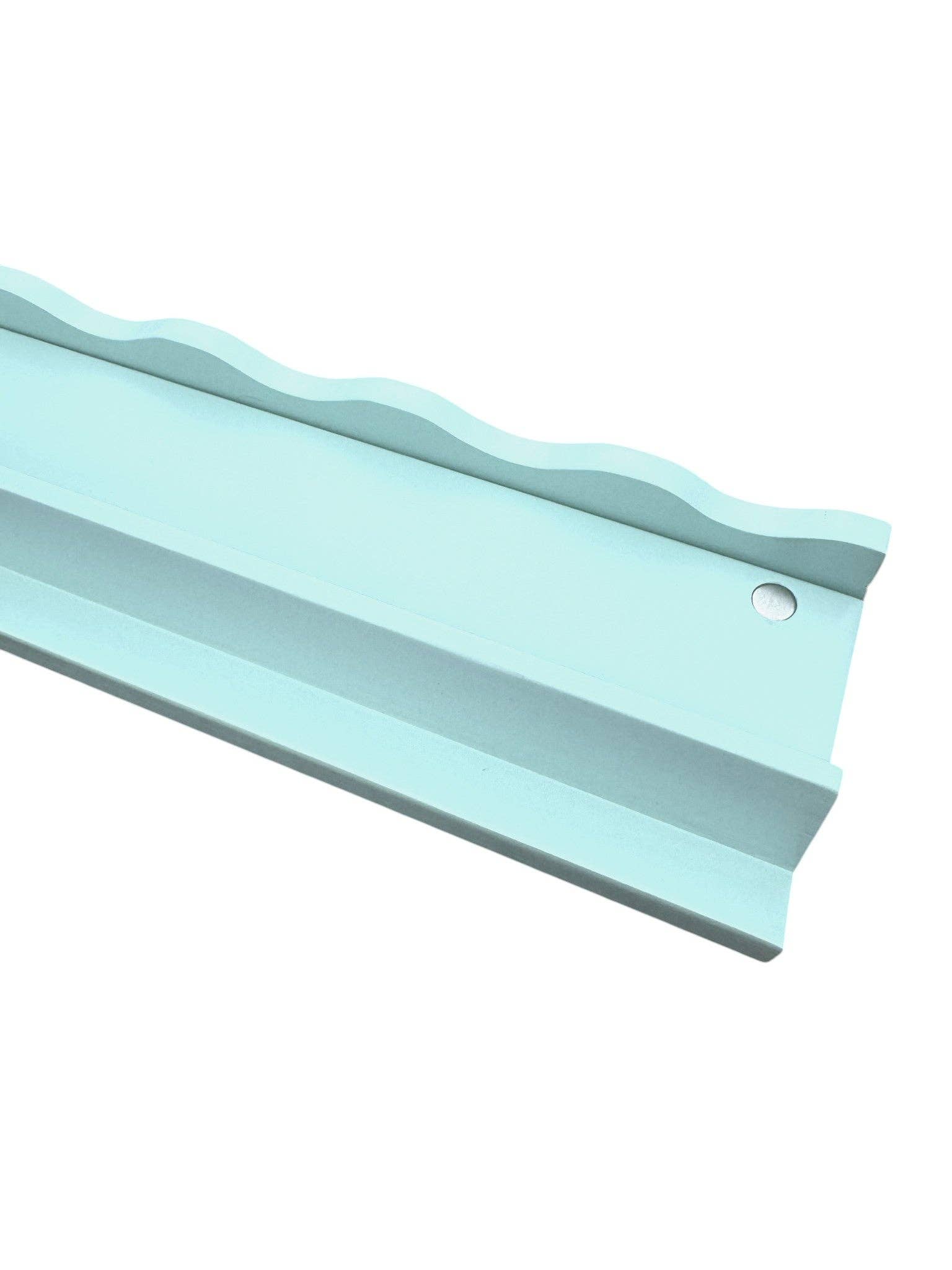 Mint Wavy Mahjong Rack Pusher Set