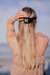 Teleties Square Flat Hair Clip Small - Jet Black 
