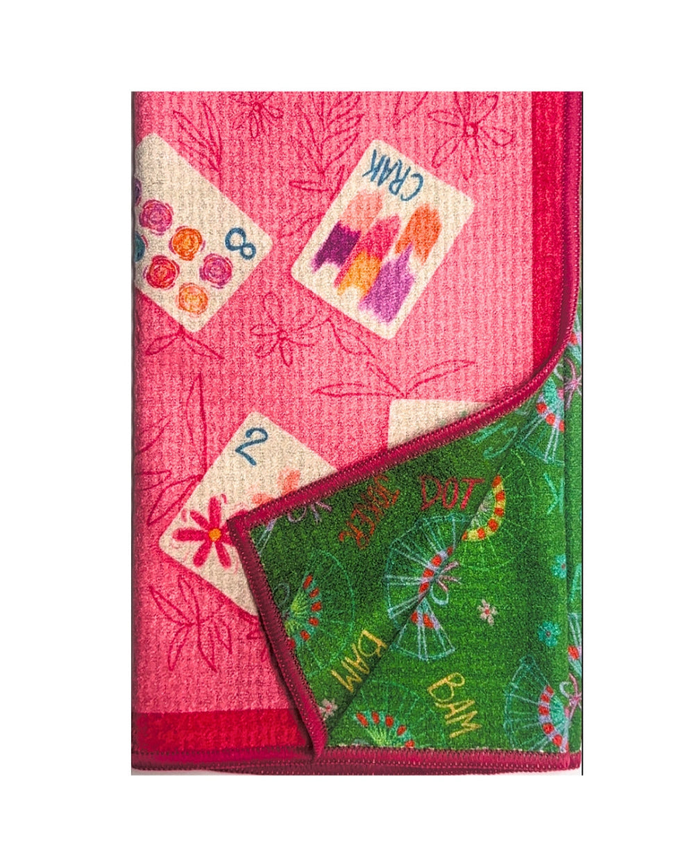 Bonjour Mahjong Double Sided Tea Towel