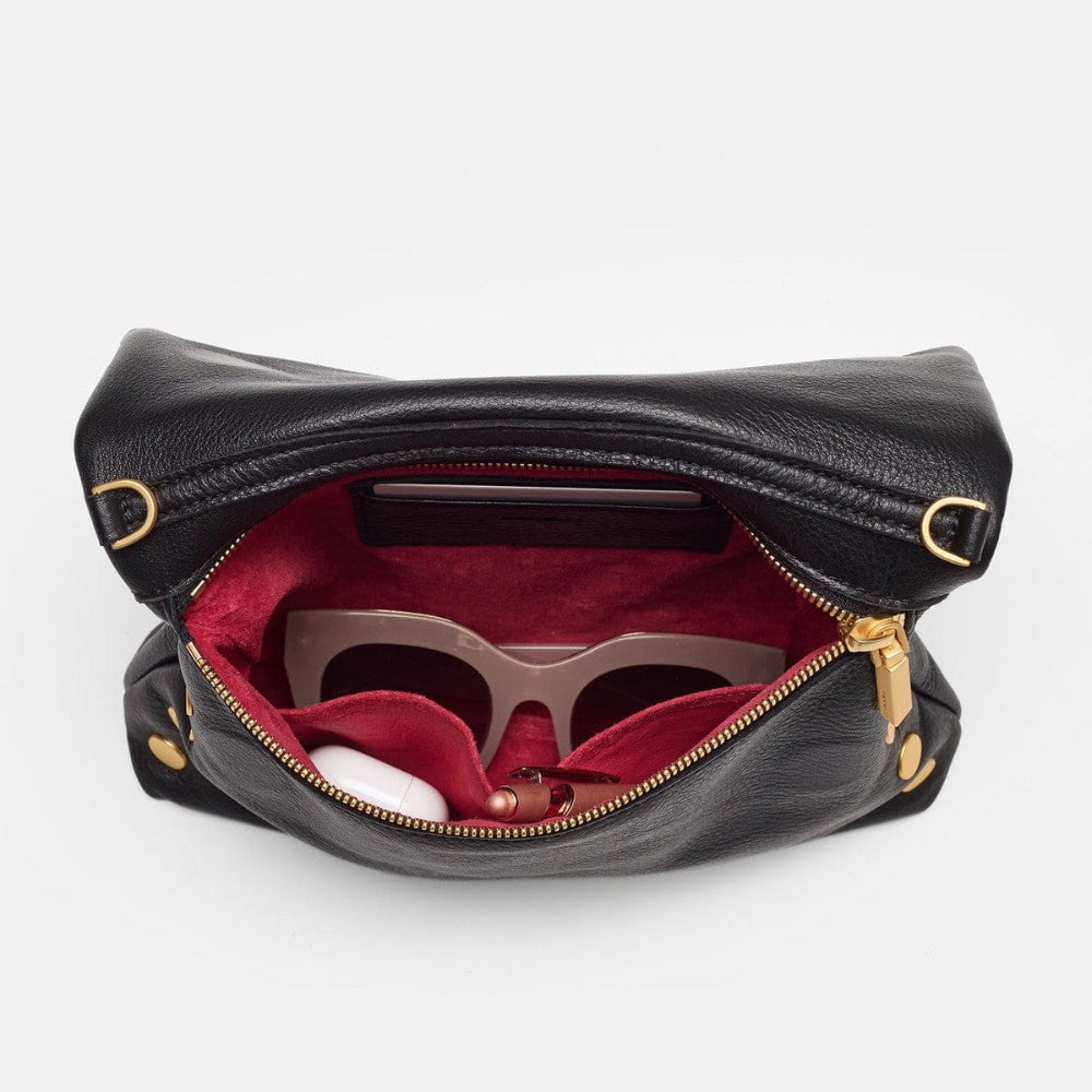 Purse VIP Medium Black/Brushed Gold Red Zip