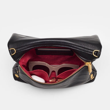 Purse VIP Medium Black/Brushed Gold Red Zip