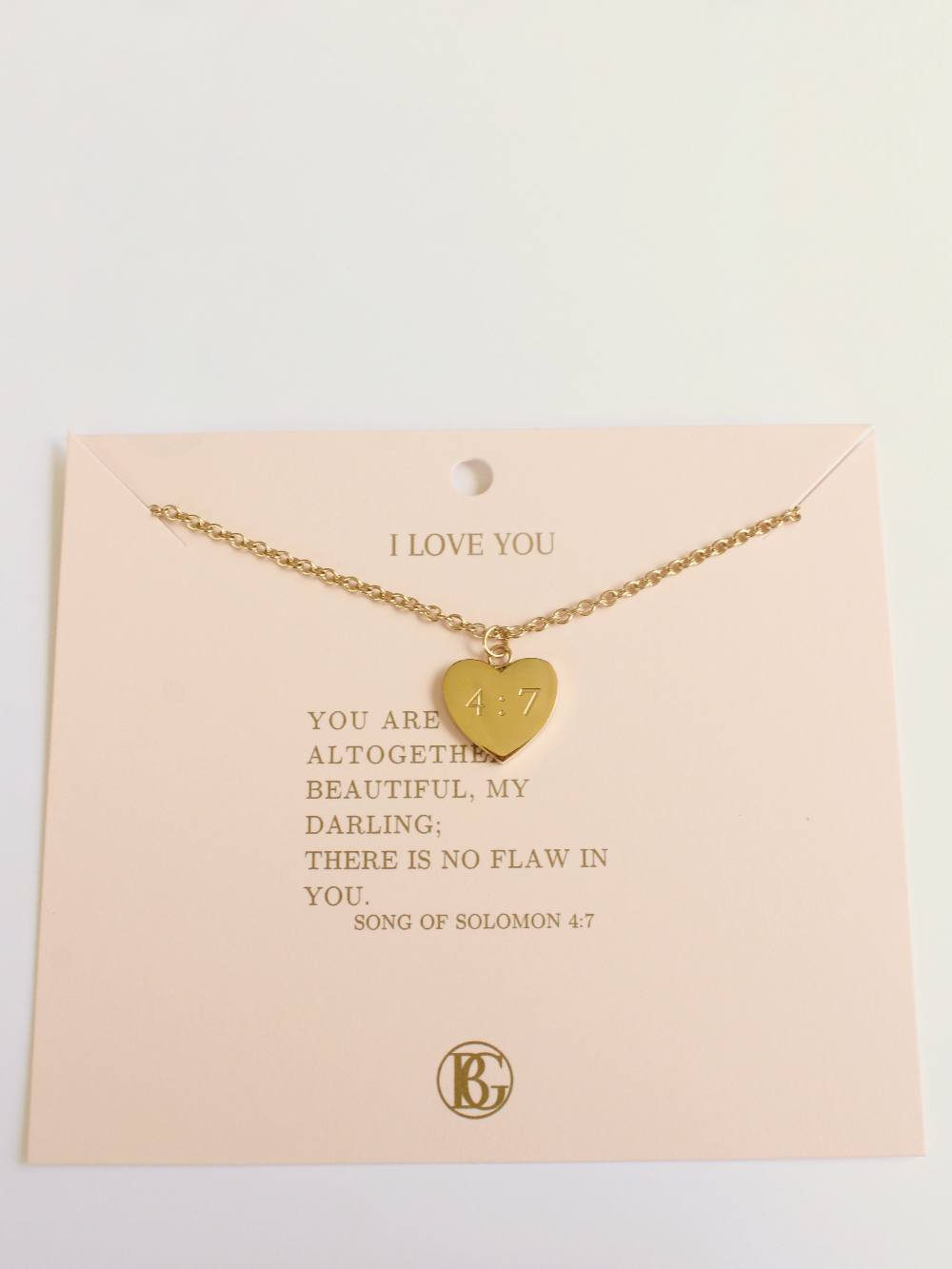 Song of Solomon Necklace - Gold