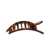 Teleties Rectangle Hair Clip Medium - Tortoise