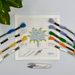 Bouquet of Blue Flowers Needlepoint Design