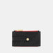 Wallet 210 West Black/Brushed Gold Red Zip